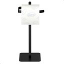 Ver imagem 1 de Porta Papel Higienico de Chão Single Suporte Preto Oslo