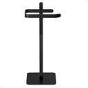 Ver imagem 4 de Porta Papel Higienico de Chão Single Suporte Preto Oslo