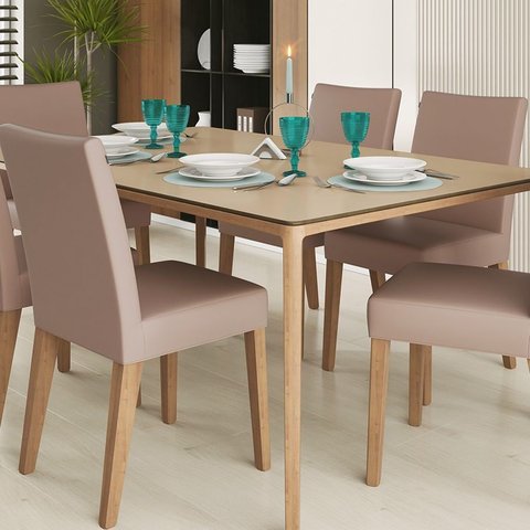 Conjunto de Capa para Cadeira Hidrorepelente Bege da Adomes.