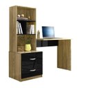 Ver imagem 2 de Escrivaninha para Quarto Preto Nature Cristal Peternella