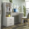 Escrivaninha para Quarto Branco Cristal Peternella - 1