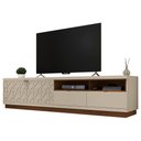 Ver imagem 1 de Rack para Tv Sala Moderno Bancada Off White Havana Renda Caemmun