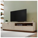 Ver imagem 2 de Rack para Tv Sala Moderno Bancada Off White Havana Renda Caemmun