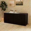 Ver imagem 1 de Armário Baixo Escritório 4 Portas C/ Chave 160 Cm F5 Office Cor:preto