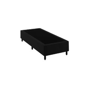 Base Box Solteirão King Blindado Linhão Preto