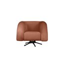Ver imagem 1 de Poltrona Micheli 94cm Base Reclinável Veludo: Terracota