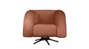 Ver imagem 1 de Poltrona Micheli 94cm Base Reclinável Veludo: Terracota
