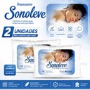Ver imagem 2 de Kit de 2 Travesseiros Trisoft Sono Leve Lavável 45x65 Microfibra Branco