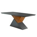 Ver imagem 4 de Mesa Aster 180 Tampo em Mdf Canto Reto com 6 Cadeiras Liz Moderna