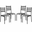 Ver imagem 2 de Kit 4 Cadeiras para Cozinha e Sala de Jantar 541.sli