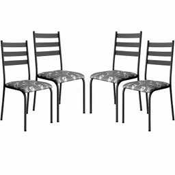 Kit 4 Cadeiras para Cozinha e Sala de Jantar 541.sli - 2