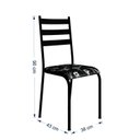 Ver imagem 3 de Kit 4 Cadeiras para Cozinha e Sala de Jantar 541.sli