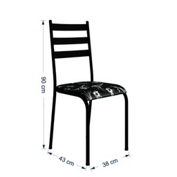 Kit 4 Cadeiras para Cozinha e Sala de Jantar 541.sli - 3