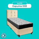 Ver imagem 4 de Kit Cama Box + Cabeceira + Colchão Solteiro D33 - Iso100 - Ortobom