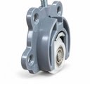 Ver imagem 4 de Kit 4 Roldanas Nylon para Móveis Roupeiros Balcões Porta de Correr Dt 22 de Toni 5cm