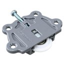 Ver imagem 2 de Kit 4 Roldanas Nylon para Móveis Roupeiros Balcões Porta de Correr Dt 22 de Toni 5cm