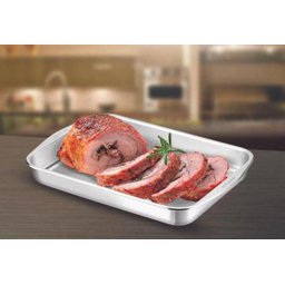 Assadeira Retangular Rochedo Dura Mais Polida F3 - 6