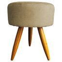 Ver imagem 2 de Kit 2 Puffs Decorativos para Sala Redondo Suede