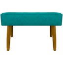 Ver imagem 6 de Puff Charme Decorativo Assento Extra para Sala Quarto Closet Penteadeira Pés Palito Design Moderno