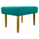 Ver imagem 7 de Puff Charme Decorativo Assento Extra para Sala Quarto Closet Penteadeira Pés Palito Design Moderno