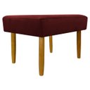 Ver imagem 7 de Puff Charme Decorativo Assento Extra para Sala Quarto Closet Penteadeira Pés Palito Design Moderno