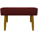 Ver imagem 6 de Puff Charme Decorativo Assento Extra para Sala Quarto Closet Penteadeira Pés Palito Design Moderno