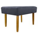 Ver imagem 7 de Puff Charme Decorativo Assento Extra para Sala Quarto Closet Penteadeira Pés Palito Design Moderno