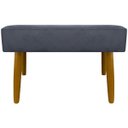 Ver imagem 6 de Puff Charme Decorativo Assento Extra para Sala Quarto Closet Penteadeira Pés Palito Design Moderno