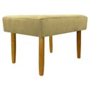 Ver imagem 7 de Puff Charme Decorativo Assento Extra para Sala Quarto Closet Penteadeira Pés Palito Design Moderno