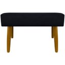 Ver imagem 6 de Puff Charme Decorativo Assento Extra para Sala Quarto Closet Penteadeira Pés Palito Design Moderno