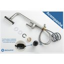 Ver imagem 2 de Torneira Misturador Gourmet Cozinha Monocomando Aço Escovado