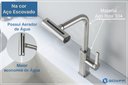 Ver imagem 6 de Torneira Misturador Gourmet Cozinha Monocomando Aço Escovado