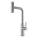 Ver imagem 1 de Torneira Misturador Gourmet Cozinha Monocomando Aço Escovado