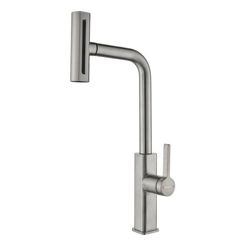 Torneira Misturador Gourmet Cozinha Monocomando Aço Escovado