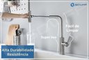 Ver imagem 7 de Torneira Misturador Gourmet Cozinha Monocomando Aço Escovado