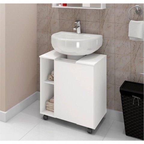 Gabinete para Banheiro Geel Branco