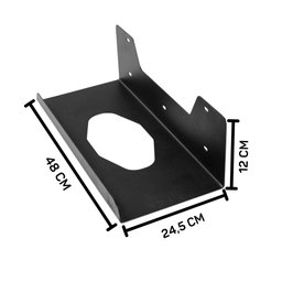 Suporte Bebedouro Filtro Purificador de Água Parede 48x25 Cm - 2