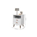 Ver imagem 3 de Conjunto 2 Mesa de Cabeceira Itália: Branco