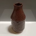 Ver imagem 2 de Vaso Decorativo Enfeite Casa Cerâmica 29x14x14cm Marrom