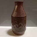 Ver imagem 4 de Vaso Decorativo Enfeite Casa Cerâmica 29x14x14cm Marrom