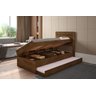 Cama Baú Solteiro com Auxiliar Larissa Malbec Framar Mdf/mdp - 6