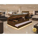 Ver imagem 1 de Cama Baú Solteiro com Auxiliar Larissa Malbec Framar Mdf/mdp