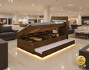 Ver imagem 1 de Cama Baú Solteiro com Auxiliar Larissa Malbec Framar Mdf/mdp