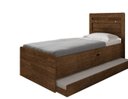 Ver imagem 5 de Cama Baú Solteiro com Auxiliar Larissa Malbec Framar Mdf/mdp