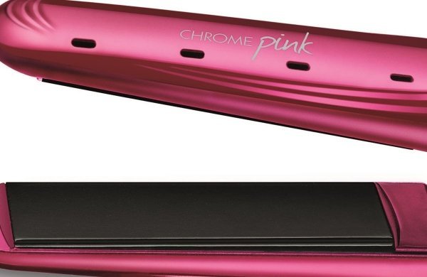 PRANCHA ALISADORA DE CABELO MONDIAL P-19 CHROME PINK 30W:Rosa/Bivolt - 7