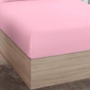 Ver imagem 1 de Lençol Avulso Casal Elástico Algodão Premium Rosa Cl