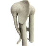 Escultura de Elefante em Poliresina Cinza - 1