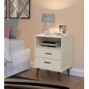 Ver imagem 1 de Mesa de Cabeceira Itália: Off White