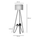 Ver imagem 3 de Luminaria Abajur Real Para Quarto Casal Estilo Industrial Moderno Alto Padrão Exclusivo Cupula Preto