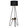 Luminaria Abajur Real Para Quarto Casal Estilo Industrial Moderno Alto Padrão Exclusivo Cupula Preto - 2